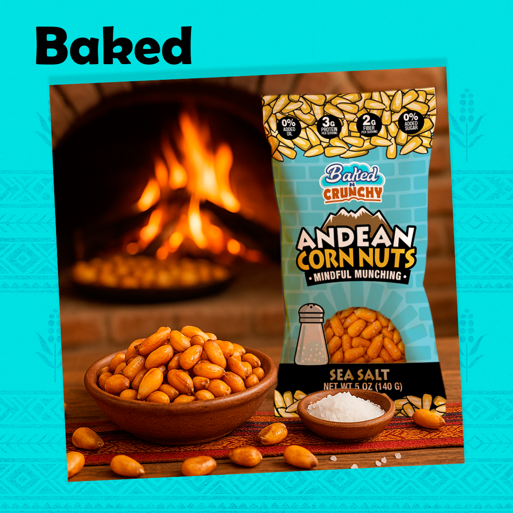 3 Pack Andean Corn Nuts - SEA SALT