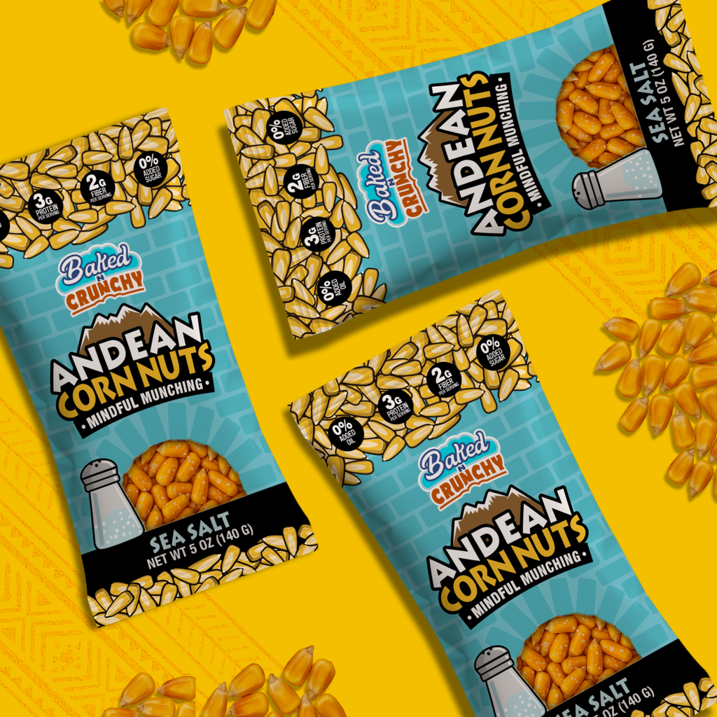3 Pack Andean Corn Nuts - SEA SALT